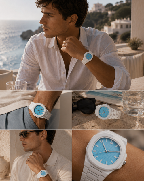 Reloj Nautic 01 Celeste